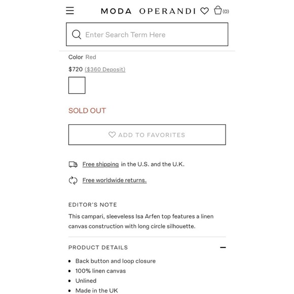 Isa Arfen - Linen Tunic - Picture 3 of 4